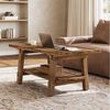 Tribesigns Couchtisch 120 cm rechteckiger Sofatisch mit 2 Ebenen, Beistelltisch mit Stauraum Bild 3
