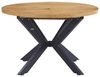 HOME DELUXE Essgruppe Rund Ausziehbar AVENTURA inkl. Sternfuß - 120-160 x 120 cm Light Oak 4 Stühle Bild 5