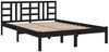 Massivholzbett Schwarz 140x190 cm [3105389] Bild 4