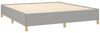 Boxspringbett Hellgrau 180x200 cm Stoff [3120977] Bild 4