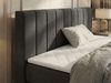 Doppelbett, Boxspringbett mit Stauraum ALVER KING DUO, Polsterbett mit 7-Zonen-Multipocket-Kern H4, Topper Visco, Boxspringbett mit 2 Bettkästen - Dunkelgrau Velvet Bild 5
