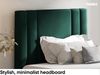 MEBLINI Kinderbett mit Bettkasten CARDI 100x200 Rechts – H3/Grün Samt Gepolstert Einzelbett mit Matratze - Polsterbett mit Stauraum - Bett mit Kopfteil – Stauraumbett Bild 3