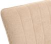 Sitzbank HWC-K16, Esszimmerbank Bank Polsterbank, Rückenlehne Stoff/Textil Chenille Metall 160cm ~ creme-beige Bild 4
