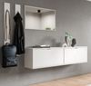 Garderobe Set 5-teilig SystemX in weiß Hochglanz 238 cm Bild 5
