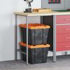 vidaXL Werkbank mit Schubladen 3 pcs Rot und Grau 150 x 55 x 85 cm 3321371 Bild 1