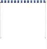 vidaXL Einziehbare Markise 100×150 cm Blau und Weiß 145889 Bild 5