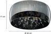 Kristall LED Deckenleuchte Glas Chrom verspiegelt & Rauchglas Optik, Ø 34cm Bild 4