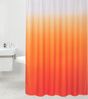 Sanilo Duschvorhang Magic Orange 180 x 200 cm, 100% wasserdicht, Anti-Schimmel-Effekt, hochwertige Qualität Bild 2
