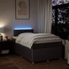 vidaXL Boxspringbett mit Matratze Dunkelbraun 120x190 cm Stoff 3289698 Bild 5