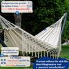Potenza Medelin Hängematte mit Gestell – 220kg für 2 Personen I 100% Baumwolle Hängematte XXL - 230x160, 200kg I Cocoon - Coffee Bild 3
