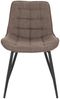 HOME DELUXE Polsterstuhl Esszimmer Webstoff IKALO – 6er Set Grau/Braun Bild 4