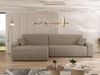 MIRJAN24 Ecksofa Piano L Cord, mit Bettkasten und Schlaffunktion, Schwarze Füße, Wellenfeder, L-Form Bild 5