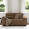 vidaXL 2-Sitzer-Sofa Braun 160x81x84 cm Stoff 4105301 Bild 3