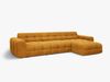 Micadoni Ecksofa Kendal 5-Sitzer Rechts Samt Senf Bild 2