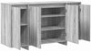 vidaXL Sideboard Graues Sonoma 135 x 41 x 75 cm Holzwerkstoff 3333891 Bild 5