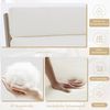 STILVORA Gartenlounge-Set für 6 Personen Garten-Essgruppe Gartenmöbel-Set mit 1 Tisch & 6 Stühle, (Garten-Essgruppe 6-Sitzer, Tisch + 6 Stühle, Metall WPC, 6 Personen Set, Khaki/Beige, Outdoor), atmungsaktiv, rostfrei, komfortabel, stabil, pflegeleicht Bild 4