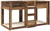 vidaXL Etagenbett für Kinder Altholz 90 x 200 cm Holzwerkstoff 3410417 Bild 4
