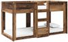 vidaXL Etagenbett für Kinder Altholz 90 x 200 cm Holzwerkstoff 3410417 Bild 2