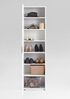 FMD Möbel - INCA 1 - Mehrzweck-Schuhschrank - melaminharzbeschichtete Spanplatte - weiß - 50 x 184 x 34,5cm Bild 3