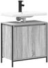 vidaXL Waschbeckenunterschrank Grau Sonoma 60x34,5x60 cm 861895 Bild 4