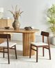 Esszimmerstuhl 2er Set STACY Holz Taupe Bild 3