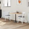 vidaXL Esszimmerstühle 2 pcs Weiß 42 x 47.5 x 81 cm Massives Gummiholz 42020433 Bild 3