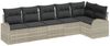 vidaXL Gartensofa-set Hellgrau Poly-Rattan 3346062 Bild 2