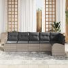 vidaXL Gartensofa-set Hellgrau Poly-Rattan 3346062 Bild 3