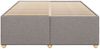 vidaXL Bettgestell ohne Matratze Taupe 140x200 cm Stoff 3284740 Bild 4
