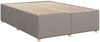 vidaXL Bettgestell ohne Matratze Taupe 140x200 cm Stoff 3284740 Bild 3