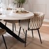 Bronx71 Esszimmerstuhl River Chenille beige Bild 3