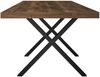 Esstisch Elgin 4 210x80x100 Metall+Holzwerkstoff Schwarz/Zinneiche Bild 3