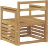 vidaXL 2 Stück Outdoor-Sofagarnitur Massivholz Akazie Weiß 3439081 Bild 5