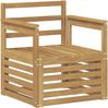 vidaXL 2 Stück Outdoor-Sofagarnitur Massivholz Akazie Weiß 3439081 Bild 2