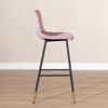 Bronx71 Barhocker Samt Mikky 65 - 78 cm rosa - 4er Set Bild 4