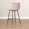 Bronx71 Barhocker Samt Mikky 65 - 78 cm rosa - 4er Set Bild 5