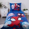 Spiderman Bettwäsche-Set 140x200 cm + 70x90 cm aus 100% Baumwolle mit Reißverschluss Bild 2