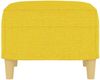vidaXL Fußhocker Hellgelb 60 x 50 x 41 cm Stoff [349268] Bild 4