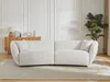 Vente-unique - LUCAMO Sofa Stoff Beige - B 95 cm x H 73 cm x L 248 cm Bild 5