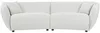 Vente-unique - LUCAMO Sofa Stoff Beige - B 95 cm x H 73 cm x L 248 cm Bild 2