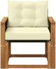 vidaXL Outdoor Mittelsofa Massivholz Akazie Natur 3438866 Bild 5