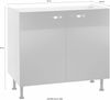 KOCHSTATION Spülenschrank KS-Cara Breite 90 cm Bild 4