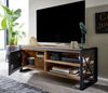 TV Board 127cm 'Montreux' Akazie & Metall schwarz Bild 2