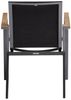 Kettler Stapelsessel Rasmus Alu anthrazit/charcoal mit Teak Stapelstuhl 62 x 60 x 85 cm Bild 5