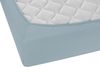 biberna Feinjersey-Spannbetttuch 0077144, taubenblau, 1x 90x190 cm - 100x200 cm Bild 2