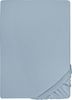 biberna Feinjersey-Spannbetttuch 0077144, taubenblau, 1x 90x190 cm - 100x200 cm Bild 5