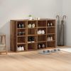 vidaXL Schuhschrank mit Regal Altholz 103 x 30 x 67 cm Holzwerkstoff 875218 Bild 4