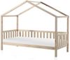 Hausbett Kapua 210x97x170 Kinderbett Massivholz Natur Bild 2