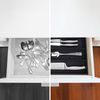 Relaxdays Schwarzer Besteckkasten 6 Fächer Bild 5