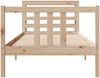 vidaXL Bettgestell mit Kopfteil ohne Matratze 75x190 cm 3305953 Bild 4